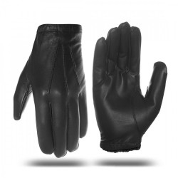 leather police duty gloves