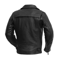 Night Rider - Men's Motorcycle Leather Jacket