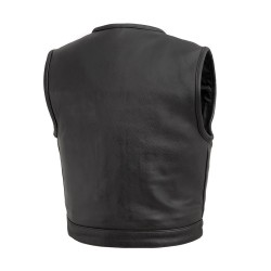 Men's Motorcycle Leather Vest